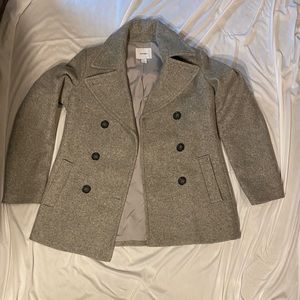 Old Navy medium pea coat (gray)